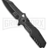 M-Tech Xtreme Ballistic Nemesis Black Spring Assisted Knife-Black SW Plain -Best Knife Shop M Tech Xtreme Ballistic Nemesis SA Black SW BP 23191 jr large