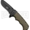 M-Tech Xtreme Ballistic Sentinel OD Green Spring Assisted Knife - Black Plain -Best Knife Shop M Tech Xtreme Ballistic Sentinel SA OD Green Black BP 23160 jr large
