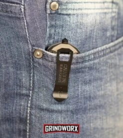 Smith & Wesson Spring Assisted Finger Actuator Tanto OTF Knife - Black Serr -Best Knife Shop MP OTF Spring Assisted Spear Point Knife Gray Black BHQ 80731 kp in pocket web large 2