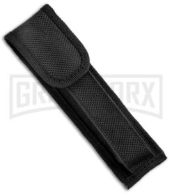 Mago 11" Red Dagger Italian Stiletto OTF Automatic Knife - Satin Plain -Best Knife Shop Mago 11in Red Dagger Italian Stiletto OTF Auto Satin GX 37207 jr sheath large