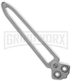 Maxace Covenant Titanium/CF Drop Point Balisong - Satin Plain -Best Knife Shop Maxace Covenant Butterfly Gray Handle Satin Blade Drop Point GX 37723 td trainer large