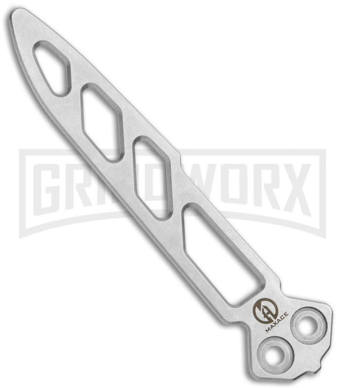 Maxace Knives Balisong Serpent Striker II Black G-10 - Satin Drop Point Plain 6 Maxace Knives Balisong Serpent Striker II Black G-10 - Satin Drop Point Plain - Image 4