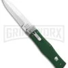 Mikov 241 Predator ABS Green Automatic Lever Lock Knife - Bayo Polish Plain -Best Knife Shop Mikov 241 Predator LL Auto Bayo Green Polish BHQ 92015 jr large