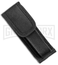 Milano 7.5" Lever Lock Automatic Knife White Marble - Bayonet Satin -Best Knife Shop Milano LL Auto White Marble Bayo Satin GSE020MWT GX 33522 jr sheath large