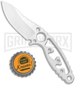 Nemesis Afterburner Neck Knife - Satin Plain -Best Knife Shop Nemesis Afterburner Knife Fixed Blade Satin NK 16 BHQ 122075 jr bottlecap large