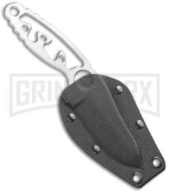 Nemesis Afterburner Neck Knife - Satin Plain -Best Knife Shop Nemesis Afterburner Knife Fixed Blade Satin NK 16 BHQ 122075 jr sheath large