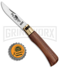 Antonini Old Bear Classical Carbon Small American Walnut Knife - Satin Plain -Best Knife Shop Old Bear S Classical Carbon Walnut BHQ 124772 jr bottlecap large