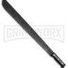 Ontario 22" Military Machete Fixed Blade Knife - Black Plain 2 Ontario 22" Military Machete Fixed Blade Knife - Black Plain -Best Knife Shop Ontario Military Machete Black BHQ 59361 jr large