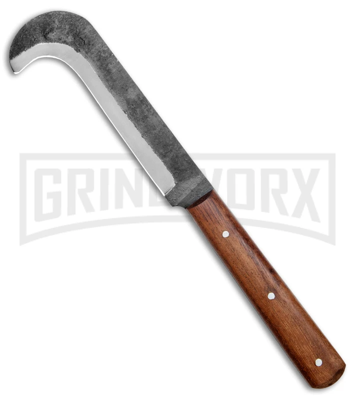 Pakistan Machete Brown Fixed Blade Knife - Bill Hook Two Tone Plain 3 Pakistan Machete Brown Fixed Blade Knife - Bill Hook Two Tone Plain