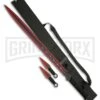 Rite Edge 28" Dark Ninja Sword Set - Red 2 Rite Edge 28" Dark Ninja Sword Set - Red -Best Knife Shop Rite Edge 28in Dark Ninja Sword Set Red BHQ 81545 er large