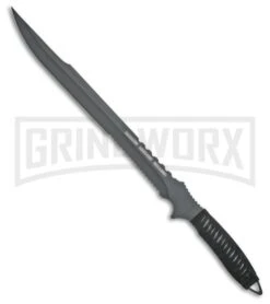 Rite Edge Broadsword Black Cord Wrapped - Black Serr