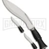 Rite Edge Gurkha Service Kukri Black/Composite Knife Satin -Best Knife Shop Rite Edge Gurkha Service Kukri satin BHQ 43222 er large
