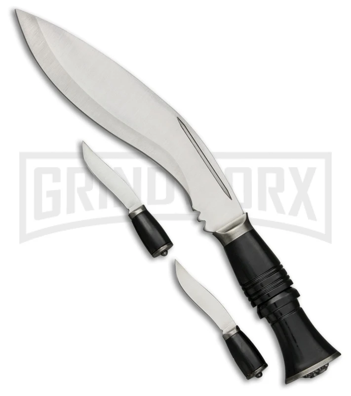 Rite Edge Gurkha Service Kukri Black/Composite Knife Satin 3 Rite Edge Gurkha Service Kukri Black/Composite Knife Satin