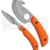 Rite Edge Gut Hook Caping Knife Set Orange ABS - Satin Plain