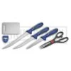 Rite Edge Night's Fillet 6-Piece Blue Fixed Blade Knife Set - Satin -Best Knife Shop Rite Edge Nights Fillet 6 Piece Set BP 20403 jr large
