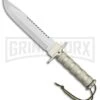 Rite-Edge Strive Gray Aluminum Fixed Blade Knife - Satin Plain 2 Rite-Edge Strive Gray Aluminum Fixed Blade Knife - Satin Plain -Best Knife Shop Rite Edge Strive Gray Alum CN210895SL BHQ 43177 jr large