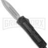 Rumble Black D/A OTF Automatic Knife - Dagger Satin Plain 2 Rumble Black D/A OTF Automatic Knife - Dagger Satin Plain -Best Knife Shop Rumble Black DA OTF Auto Dagger Gray 7PA4 50B GX 8404 jr large