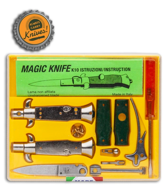 SKM 4" Italian Stiletto Keychain Kit Green 4 SKM 4" Italian Stiletto Keychain Kit Green - Image 2