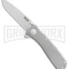 SOG Knives Twitch II LT Stonewash Spring Assist Knife - Satin Plain -Best Knife Shop SOG Twitch II LT SW Satin TWI 18BX BHQ 77262 jr 2 large