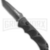 Schrade Extreme Survival SC60BTS Automatic Knife - Tanto Black Serr -Best Knife Shop Schrade Extreme Survival Tanto Black Serr SC60BTS BHQ 2511 jr large