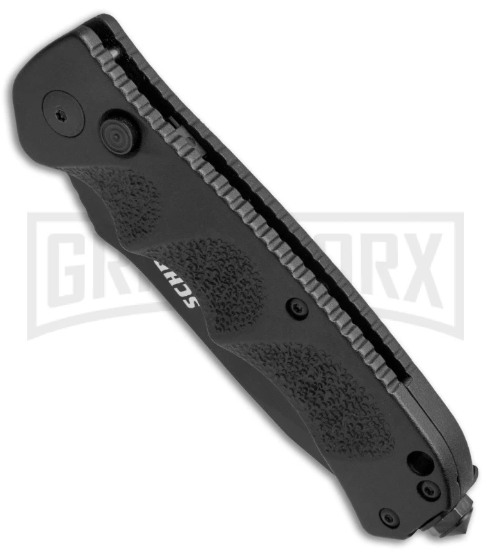 Schrade Extreme Survival SC60BTS Automatic Knife - Tanto Black Serr 4 Schrade Extreme Survival SC60BTS Automatic Knife - Tanto Black Serr - Image 2