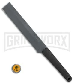 Schrade FROE Black Full Tang Fixed Blade Knife - Gray Plain -Best Knife Shop Schrade FROE gray SCHF64CP BHQ 68078 er size large