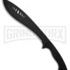 Schrade Large Kukri Machete Black Rubber Fixed Blade - Black Plain -Best Knife Shop Schrade Large Kukri Machete BHQ 119709 td large