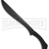 Schrade SCHMBS Priscilla Makhaira Black Bush Sword - Black Plain -Best Knife Shop Schrade Priscilla Makhaira Bush Sword Blk Blk SCHMBSCP BHQ 67509 jr large