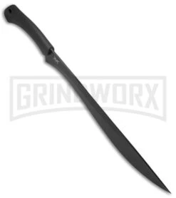 Schrade SCHMBS Priscilla Makhaira Black Bush Sword - Black Plain -Best Knife Shop Schrade Priscilla Makhaira Bush Sword Blk Blk SCHMBSCP BHQ 67509 jr spine large