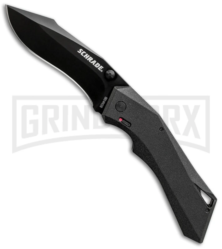 Schrade Shiznit MAGIC Black Spring Assisted Knife - Black Plain 3 Schrade Shiznit MAGIC Black Spring Assisted Knife - Black Plain