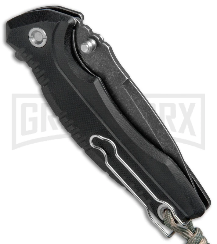 Smith & Wesson Black G-10 Tanto Folding Knife - Black SW Plain 5 Smith & Wesson Black G-10 Tanto Folding Knife - Black SW Plain - Image 3