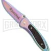 Smith & Wesson Rainbow Reflection Folding Knife - Spectrum Plain 2 Smith & Wesson Rainbow Reflection Folding Knife - Spectrum Plain -Best Knife Shop Smith Wesson Reflection rainbow spectrum BHQ 75354 er large
