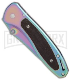 Smith & Wesson Rainbow Reflection Folding Knife - Spectrum Plain 8 Smith & Wesson Rainbow Reflection Folding Knife - Spectrum Plain -Best Knife Shop Smith Wesson Reflection rainbow spectrum BHQ 75354 er spine large