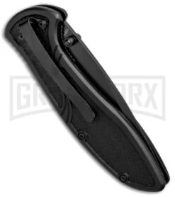 Smith & Wesson 1084310 Black Folding Knife - Tanto Black Serr -Best Knife Shop Smith Wesson Tanto LL Black Black Serr 1084310 BHQ 80712 jr side large