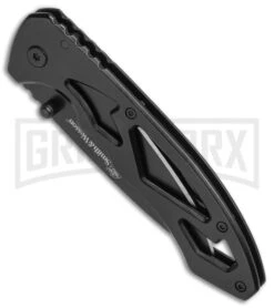 Smith & Wesson Two Piece Folding Knife Combo Pack - Black Plain -Best Knife Shop Smith and Wesson 2 Piece Combo Set of 2 SWP17 5CP BHQ 75984 jr knife 1 spine large