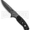 Smith & Wesson Black G-10 Clip Folding Knife - Gray Ti Plain 1 Smith & Wesson Black G-10 Clip Folding Knife - Gray Ti Plain -Best Knife Shop Smith and Wesson Clip LL Black G 10 Gray 1100062 BHQ 93644 jr large