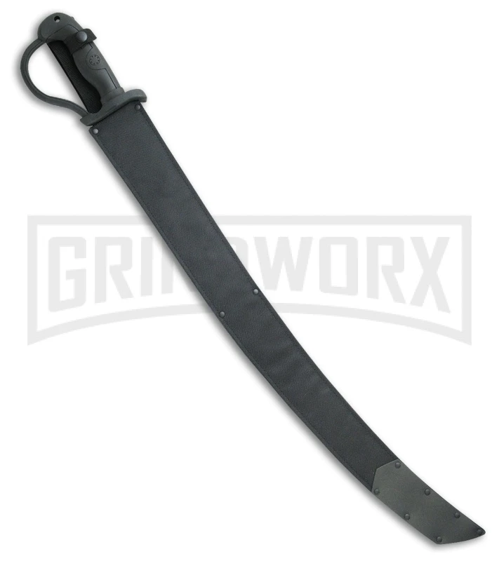 United Cutlery Combat Commander Saber Black ABS Sword - Black Plain 4 United Cutlery Combat Commander Saber Black ABS Sword - Black Plain - Image 2