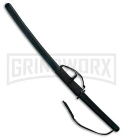 United Cutlery Honshu Wakizashi Black Sword - Damascus Plain -Best Knife Shop United Cutlery Honshu Wakizashi Black Sword Damascus plain BHQ 64028 er sheath large