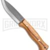 United Cutlery Bushmaster Explorer Wood Fixed Blade Knife - Gray Plain -Best Knife Shop United cutlery bushmaster exporer wood BHQ 90213 jr large