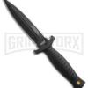 United Cutlery Black Combat Commander Boot Knife - Black Plain -Best Knife Shop United cutlery combat commander uc2657 large