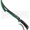 Z-Hunter Annihilator Black/Green Machete - Two-Tone Serr 1 Z-Hunter Annihilator Black/Green Machete - Two-Tone Serr -Best Knife Shop Z Hunter Annihilator Machete Green Black TT BP 22679 jr large