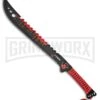 Z-Hunter Armageddon Red Machete - Black Plain -Best Knife Shop Z Hunter Armageddon Machete Red Black BP 22779 jr large