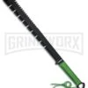 Z-Hunter Liquidator Green Machete - Black Fully Serr -Best Knife Shop Z Hunter Liquidator Machete Green Black BP 22692 jr large