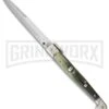 A.G.A. Campolin 9" Sicilian Brazilian Horn Picklock Automatic Knife - Bayonet -Best Knife Shop aga sicilian braz pick cm large