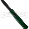 AKC 077 Concord Dark Green OTF Automatic Knife - Black Plain 1 AKC 077 Concord Dark Green OTF Automatic Knife - Black Plain -Best Knife Shop akc 077 otf dark green black plain cm large