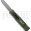 AKC Minion Concord Green OTF Automatic Knife - Flat Grind Polish Plain -Best Knife Shop akc minion NATO flat large