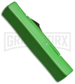 AKC Minion Concord Green OTF Automatic Knife - Satin Plain 7 AKC Minion Concord Green OTF Automatic Knife - Satin Plain -Best Knife Shop akc minion satin flat lime green BHQ dl side large
