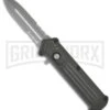 Gray Arrow OTF Joker Automatic Knife Cupid Clone - Bead Blast Serr -Best Knife Shop arrow otf automatic knife gray large