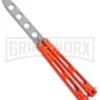 Bear Ops B-401-ALOR-P Butterfly Trainer Orange T6 - Bead Blast Plain -Best Knife Shop bear ops b 401 aior p 35023 large