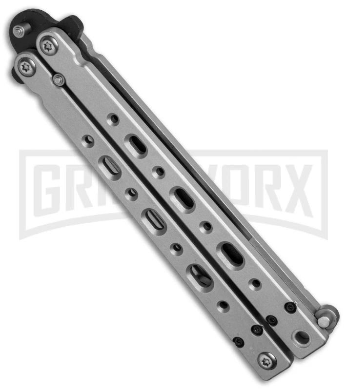 Bear OPS Bear Song V Gray Balisong Butterfly Knife - Black Plain 5 Bear OPS Bear Song V Gray Balisong Butterfly Knife - Black Plain - Image 3